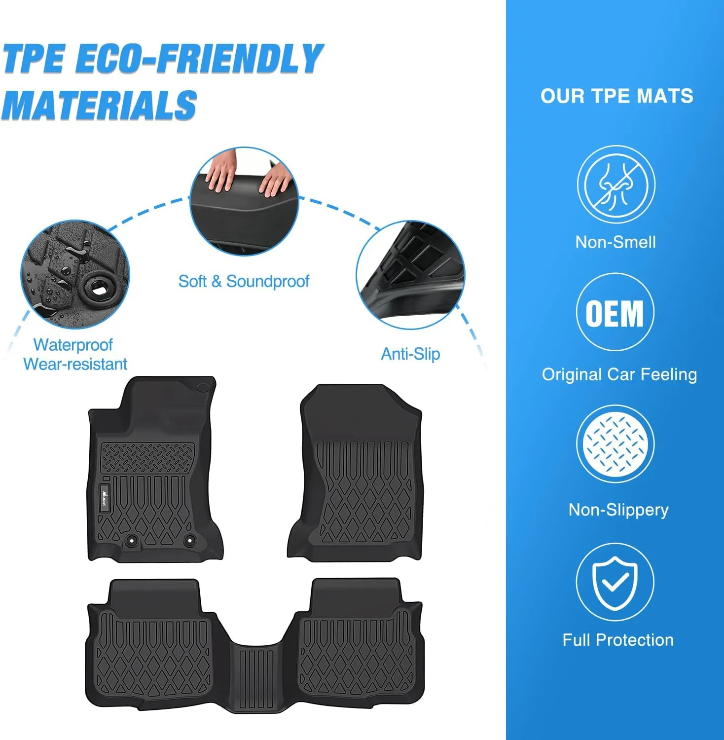 2020-2025 Subaru Outback Legacy TPE Floor Mats
