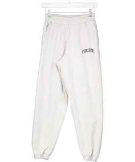 4th & Reckless Grey Branded Jogger UK S