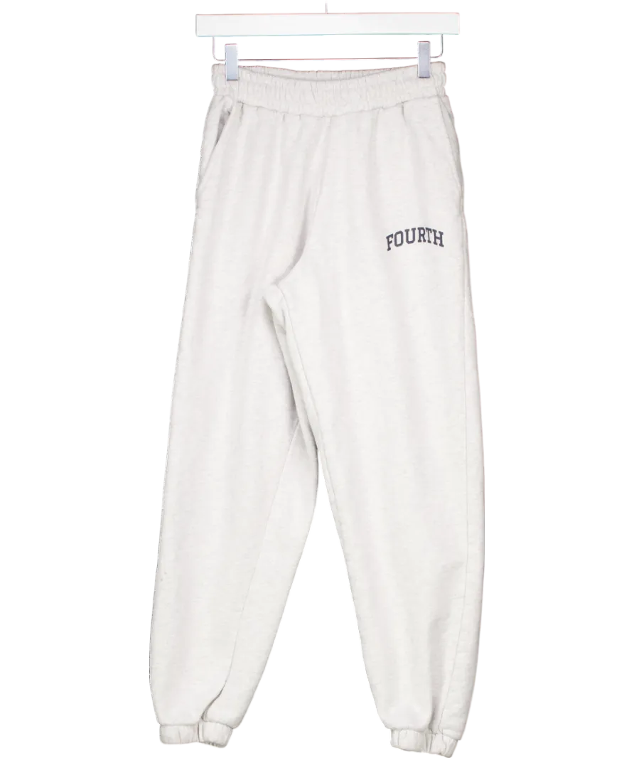 4th & Reckless Grey Branded Jogger UK S