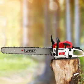 72CC 24" E-Start Petrol Chainsaw w/ Anti-Vibration - Giantz