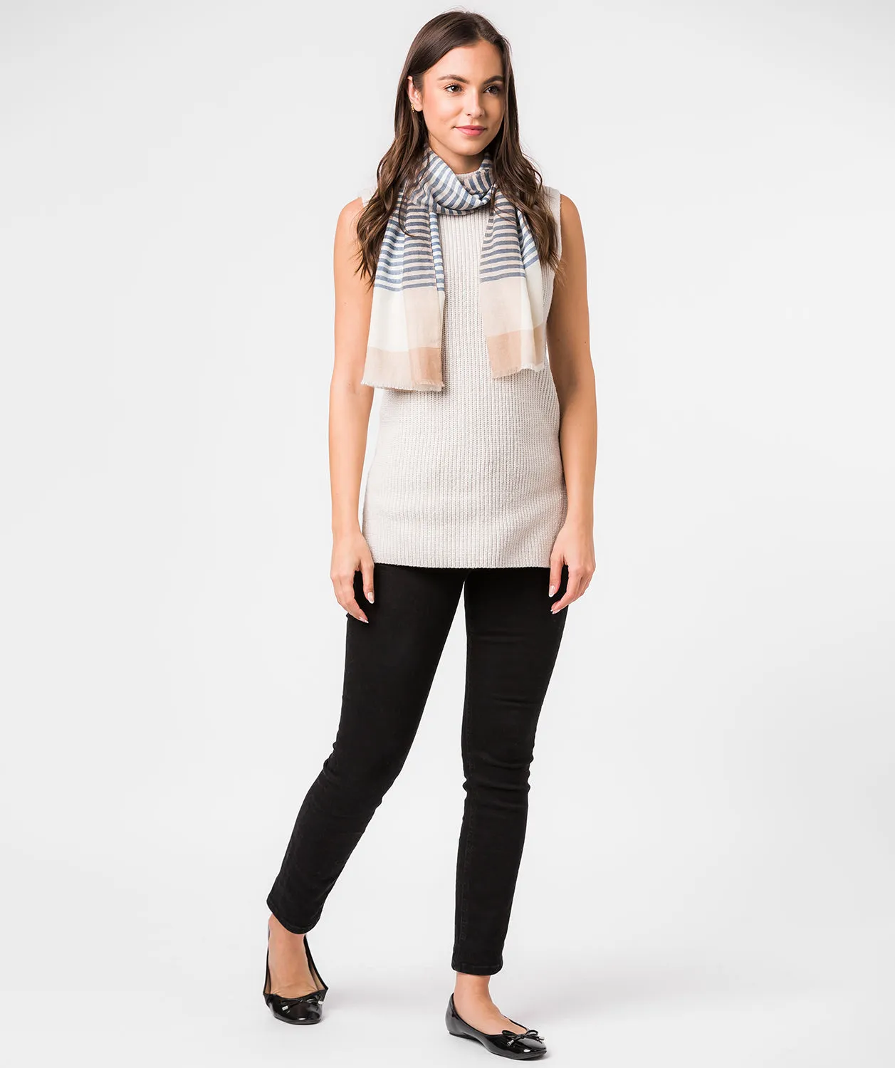 'Accent' Cashmere & Merino Wool Scarf