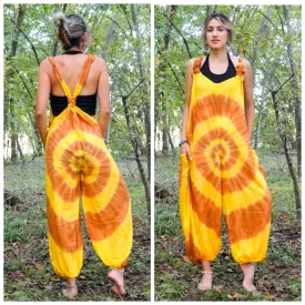 Barefoot Vibes Racerback Dungarees Jumpsuit Romper