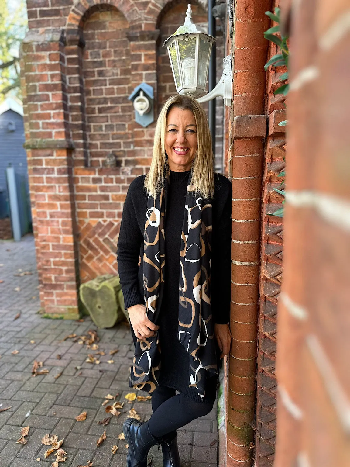 Black Pocket Jumper Dress Olivia