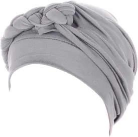 Bohemian Headwear Wrap Ethnic Head Cover Hat Cap Braid Beanie Turban Cancer Pre-Tied Hair Cancer Hair Loss Headwrap