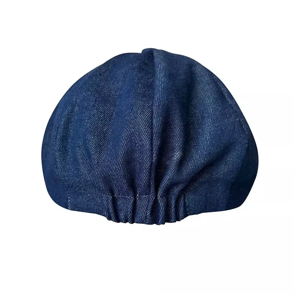 Bourget Vintage Blue Newsboy Cap