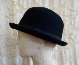 Bowler Hat Black Wool