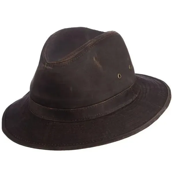 Dorfman Pacific Venture - Weathered Cotton Safari Hat (Closeout)