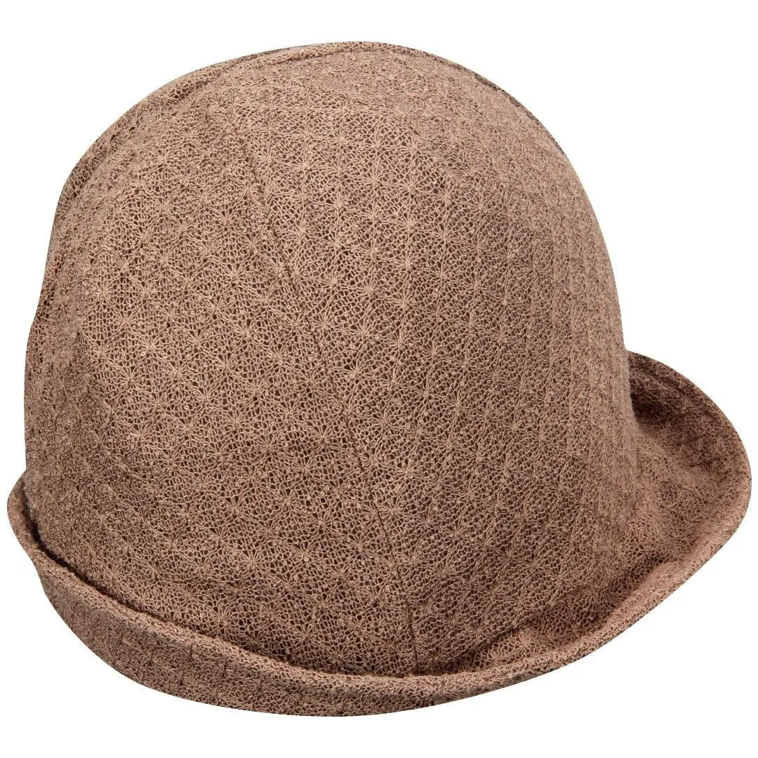 FabSeasons Fancy Fashion Brown Cloche Hat