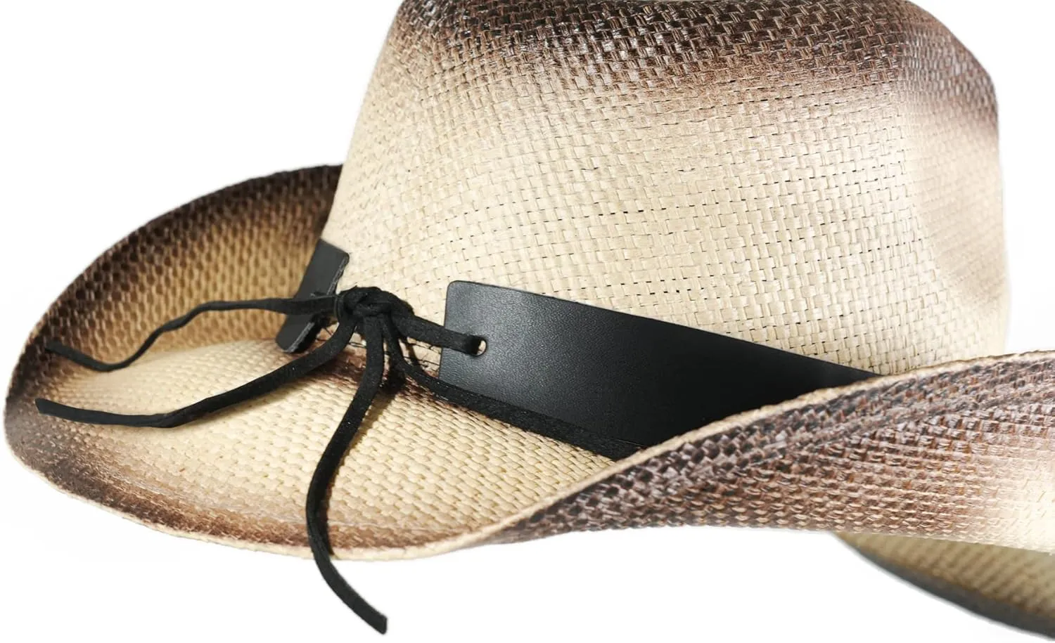grinderPUNCH Western Outback Cowboy Hat Men's Women's Style Classic Straw Western Cowgirl Hat