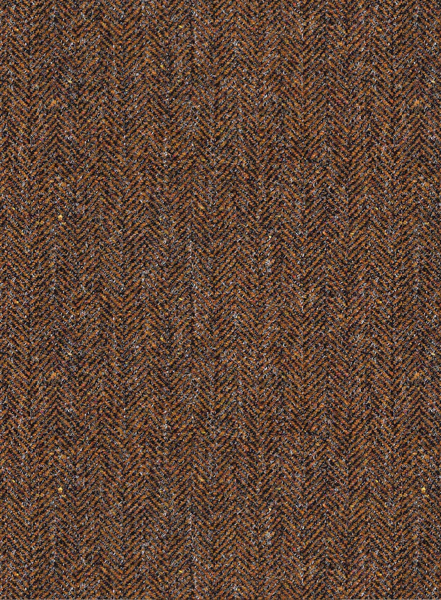 Haberdasher Autumn Rust Tweed Newsboy Cap
