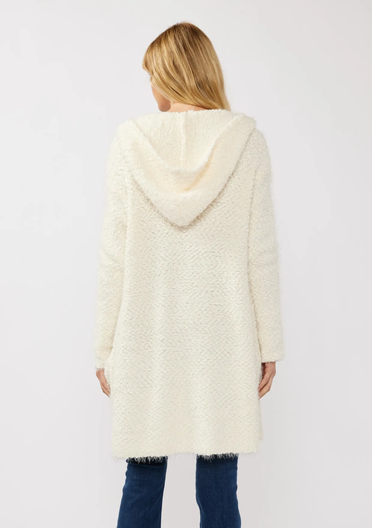 Hooded Cardigan with Pockets