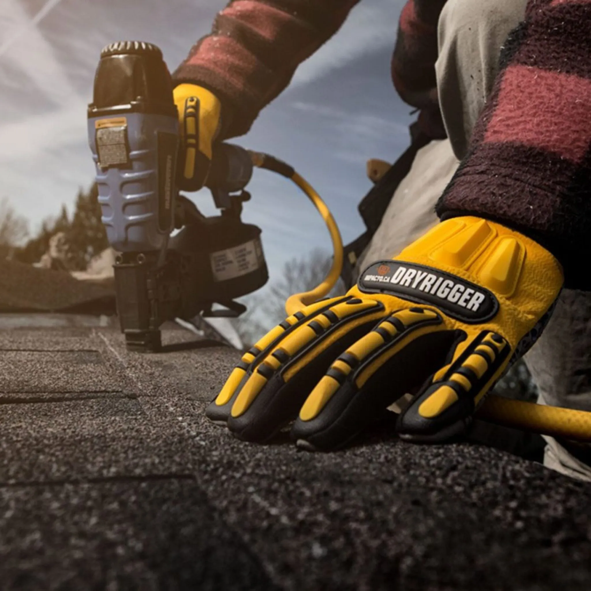 Impacto The Original Dryrigger Glove – Cut Level 3, Impact, Oil & Water Resistant Gloves for Superior Hand Protection in Heavy-Duty Work Environments