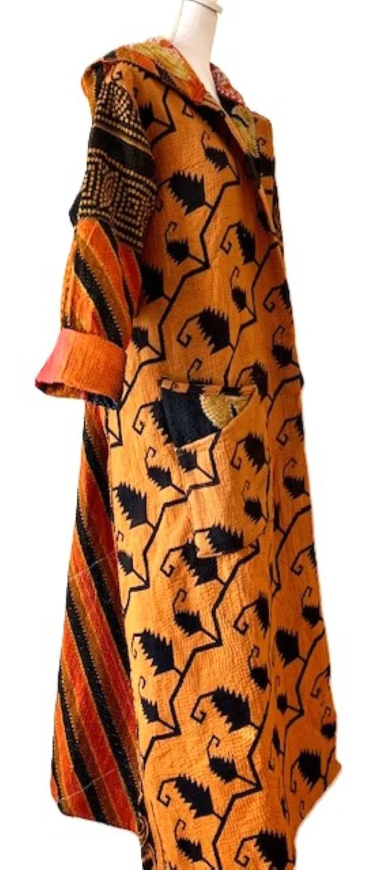 Kantha Bae New Style Rising Sun Coat Comfortable and Warm. Dramatic.