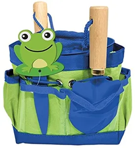 Little Moppet Garden Growing Kit Blue Bucket With Accessories