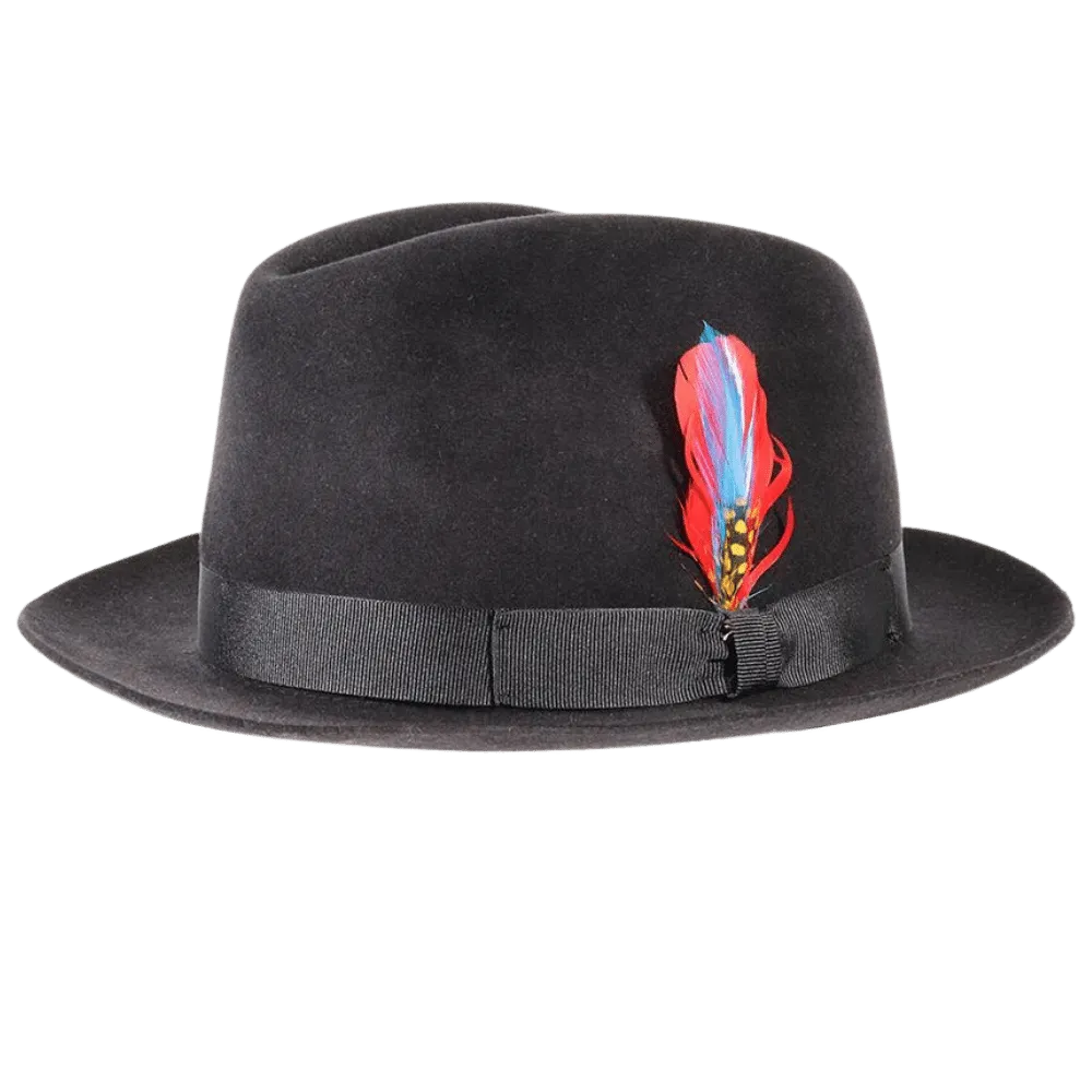 Men's Trilby Hat - Black