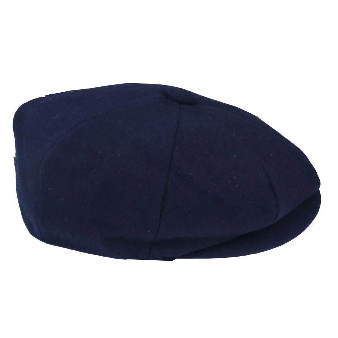 Mens Tweed Newsboy Cap Blinders Baker Boy Flat Grandad Hat 8 Panel Plain