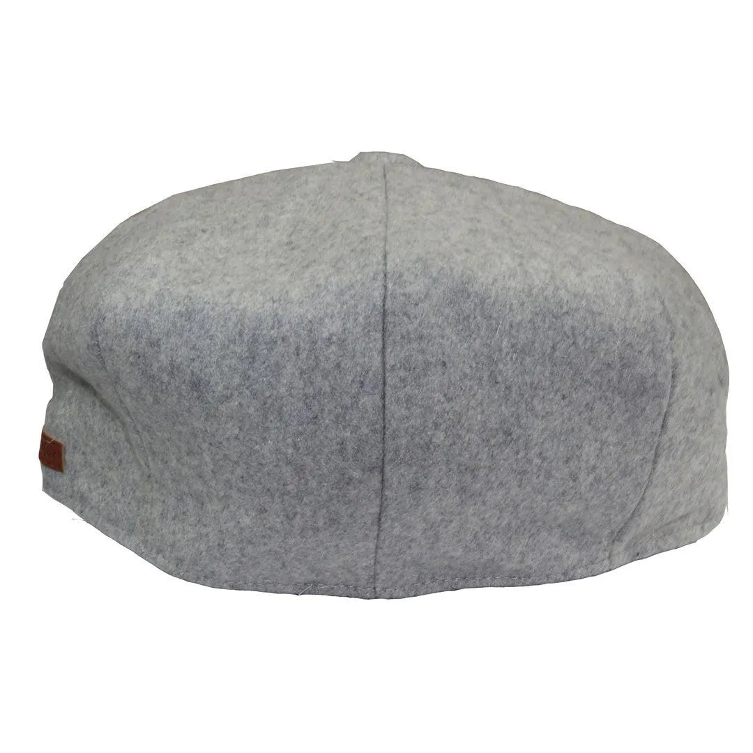 Mens Tweed Newsboy Cap Blinders Baker Boy Flat Grandad Hat 8 Panel Plain