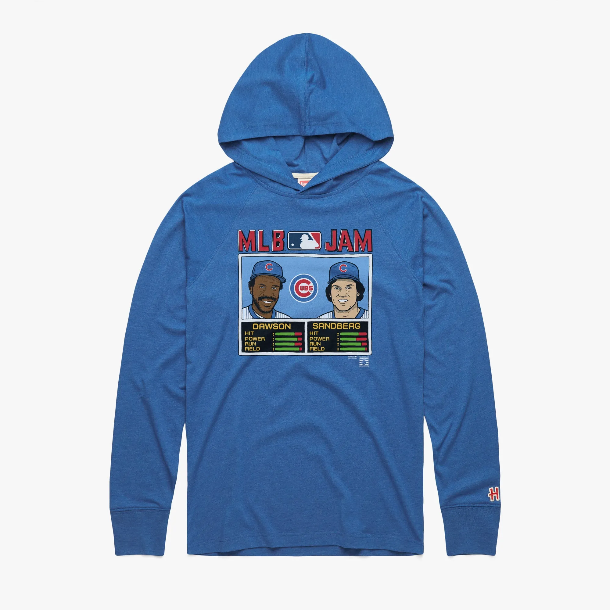MLB Jam Cubs Dawson And Sandberg Lightweight Hoodie