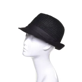 Packable Trilby Fedora Hat Contrast Brim