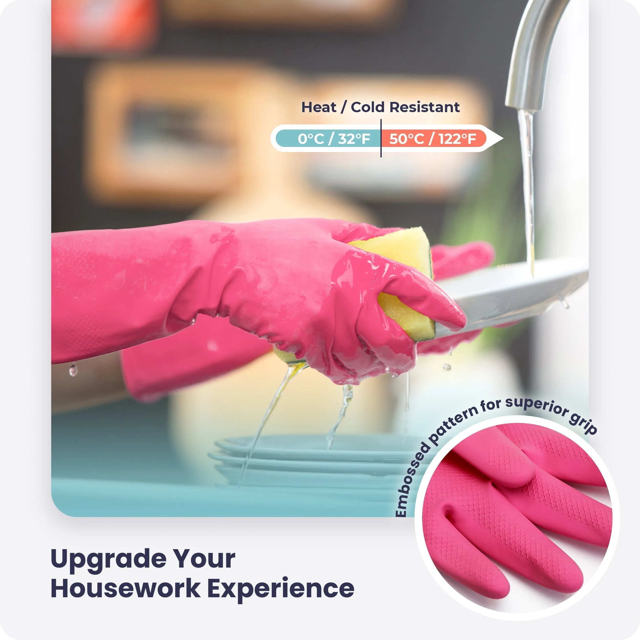 Pink Dish Dashing Gloves 120 Pair (XL)