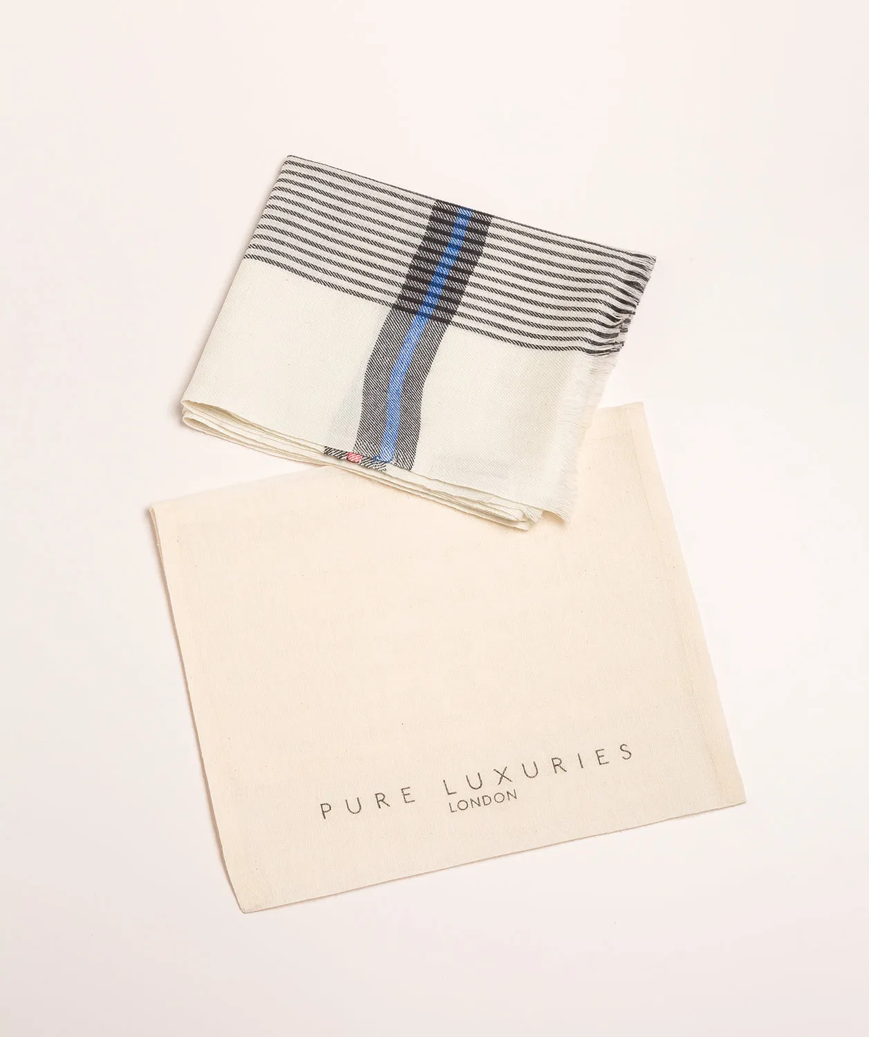 'Pixel' Cashmere & Merino Wool Neckerchief