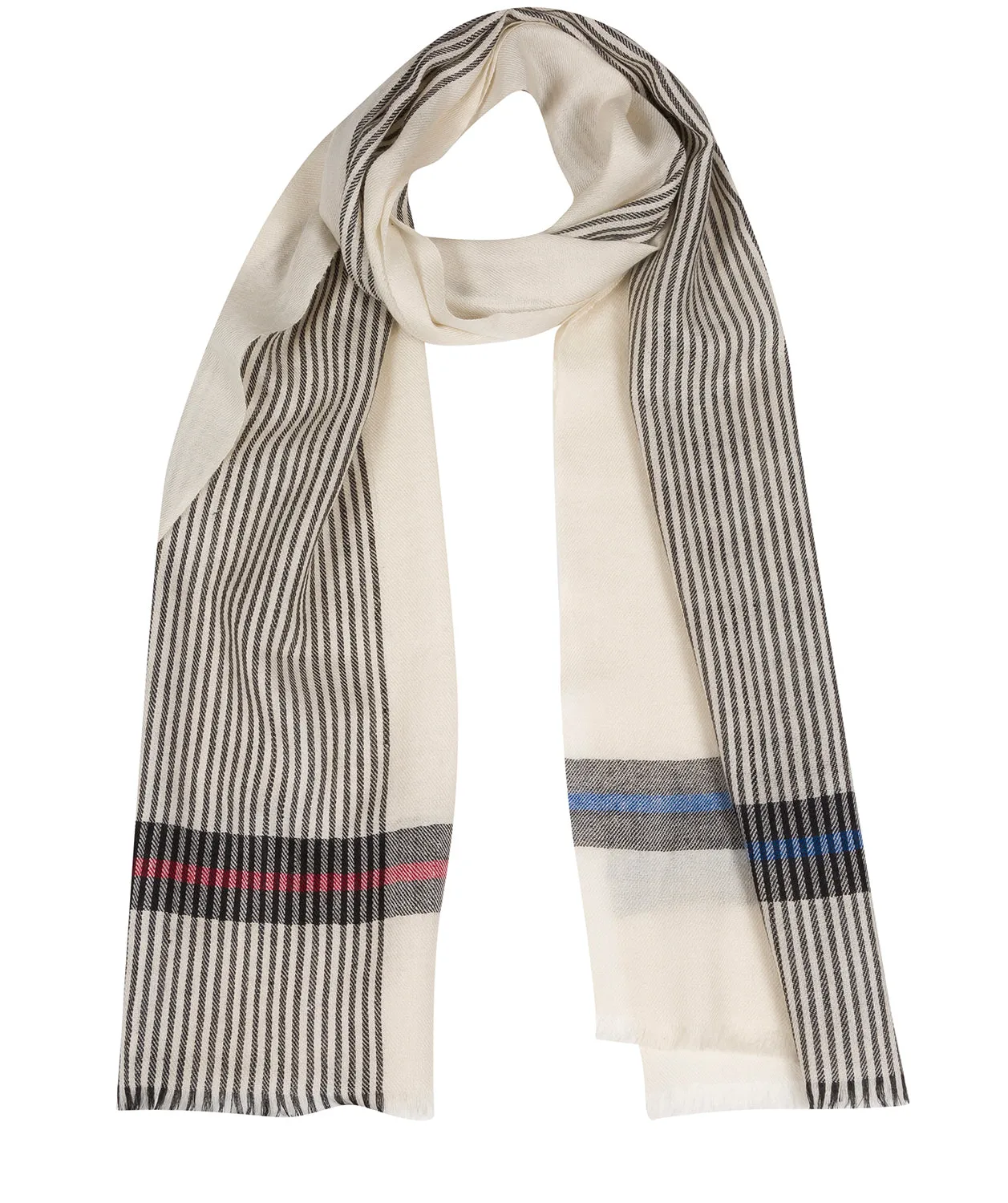 'Pixel' Cashmere & Merino Wool Scarf