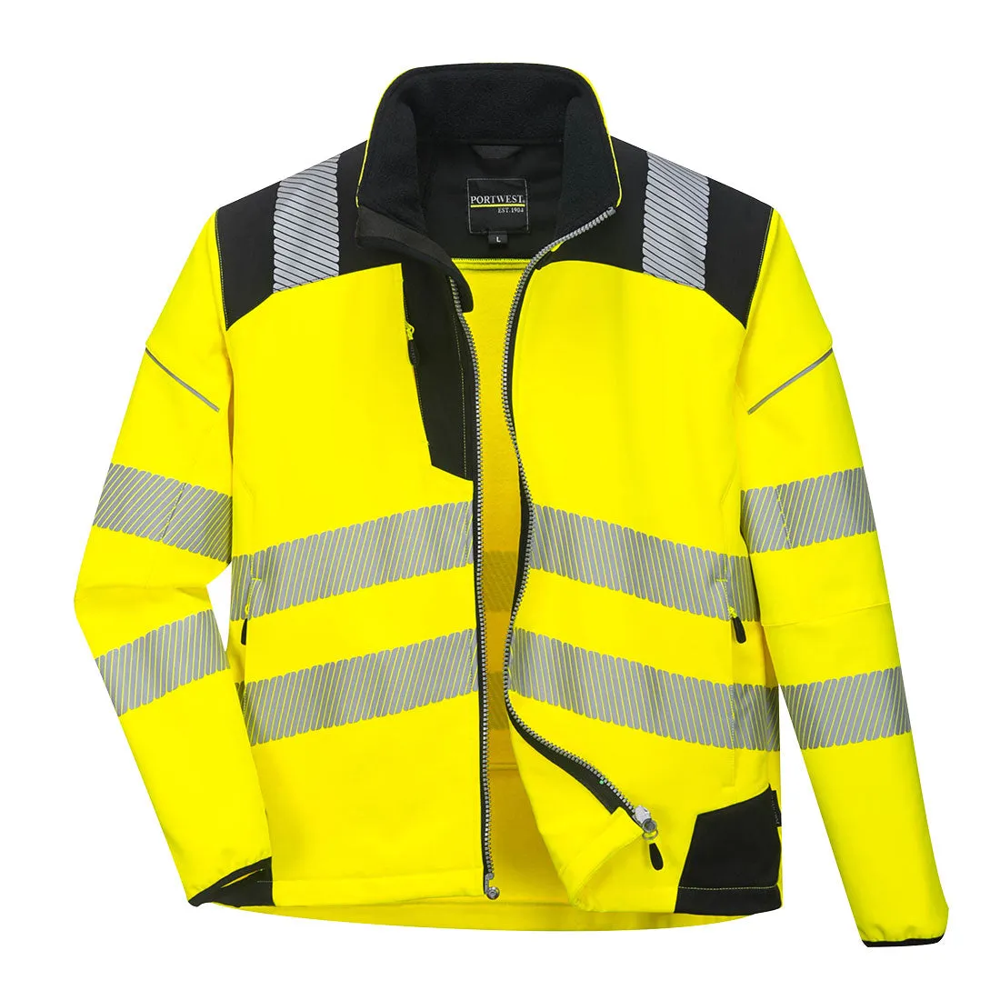 Portwest T402 PW3 Hi Vis Softshell Jacket