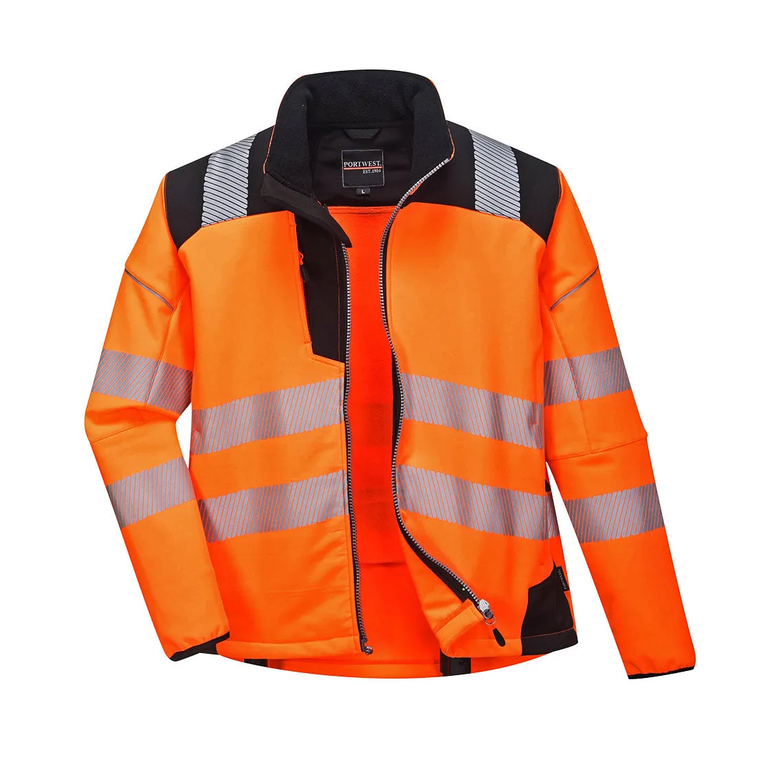 Portwest T402 PW3 Hi Vis Softshell Jacket