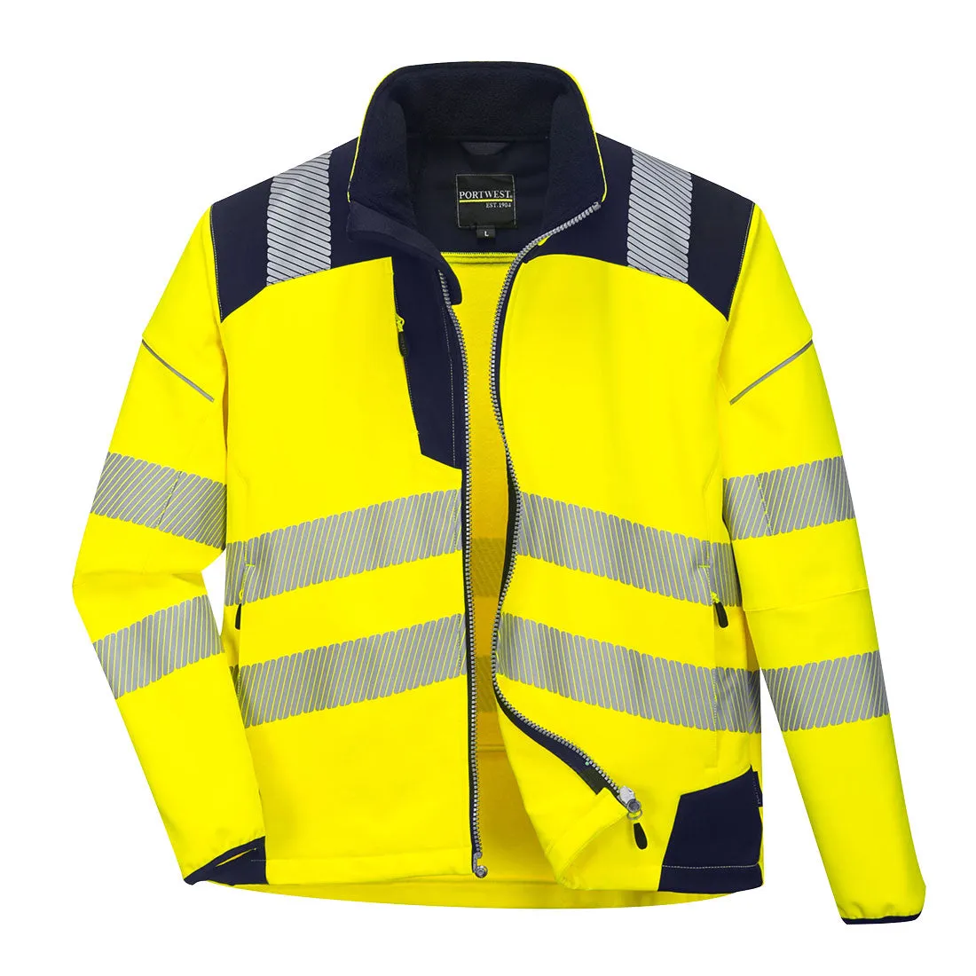 Portwest T402 PW3 Hi Vis Softshell Jacket