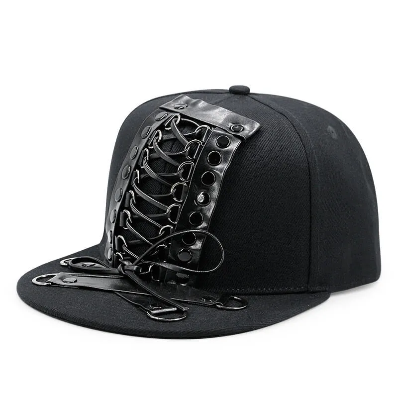 Punk Bullet Design Studded Baseball Cap