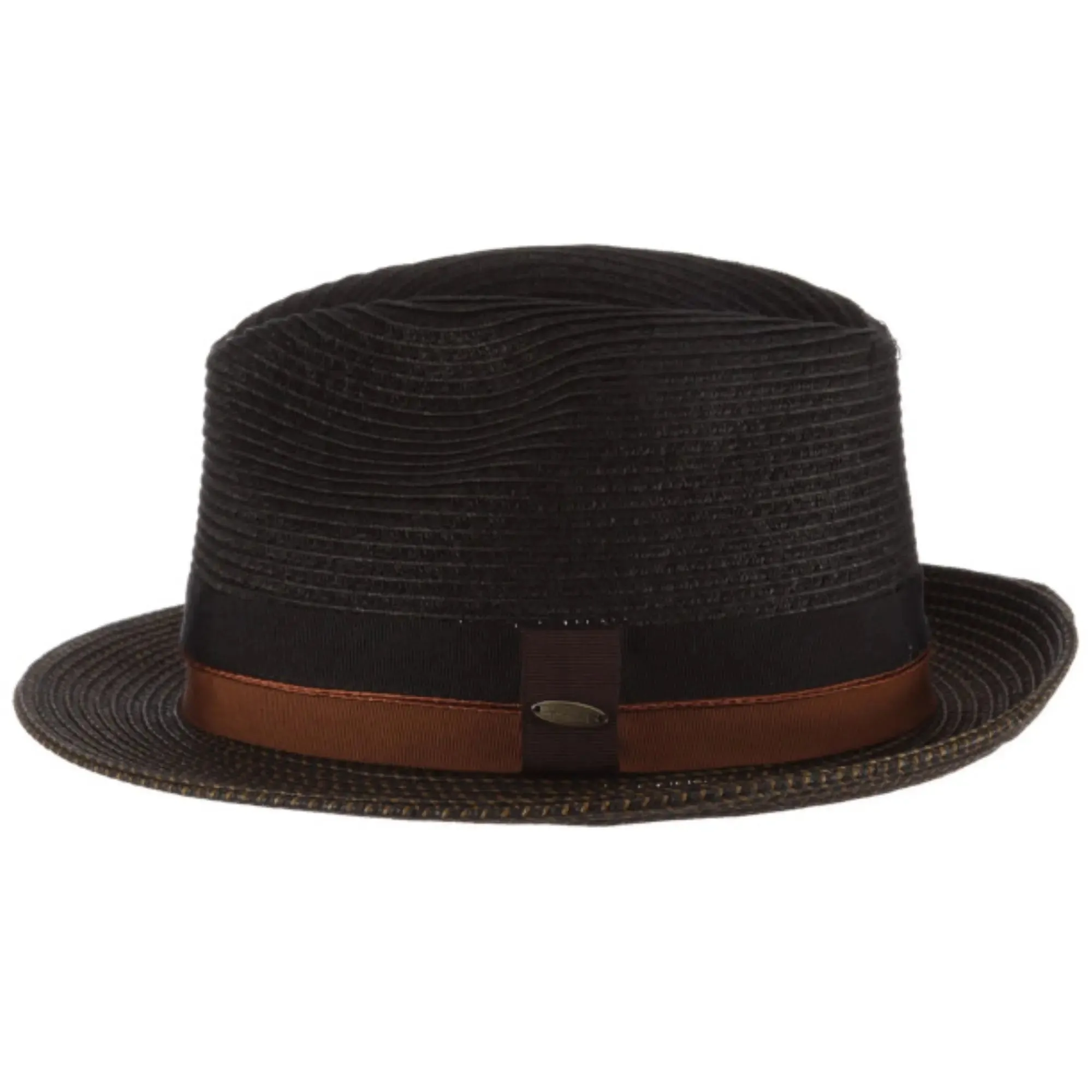 Scala York Pinch Front Straw Trilby Hat