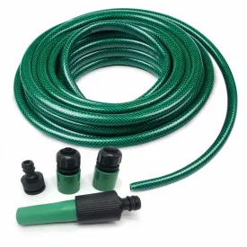 Silver & Stone Garden Hose & Hose Connection Set 30m 98ft