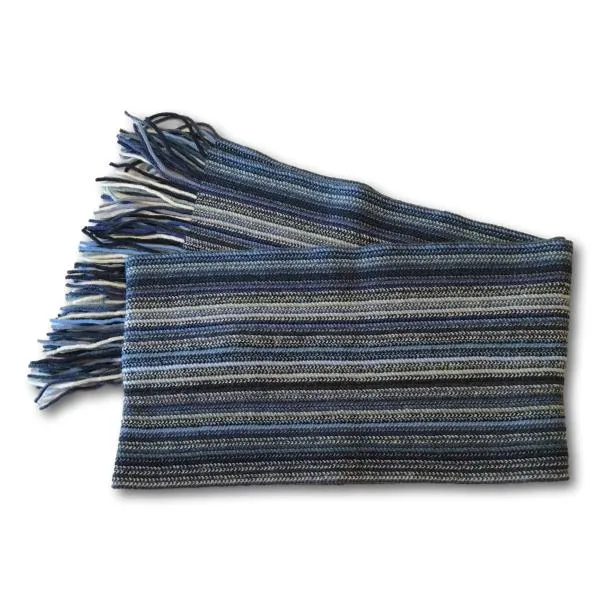 Striped Lambswool Scarf