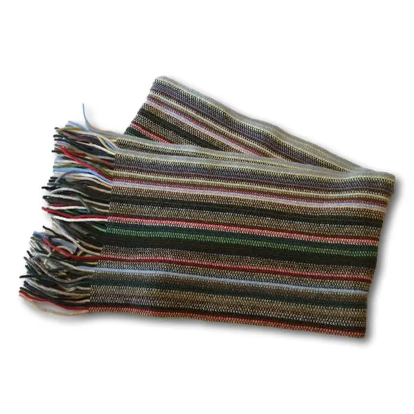 Striped Lambswool Scarf