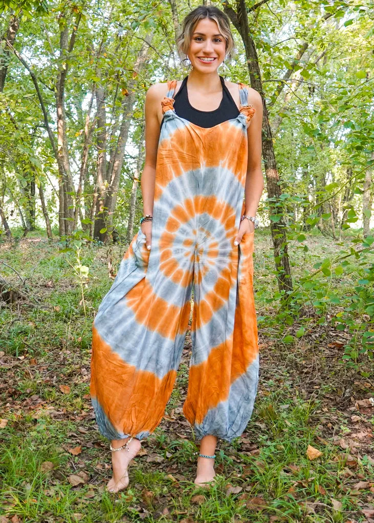 Sun-Kissed Festival Racerback Jumpsuit Romper
