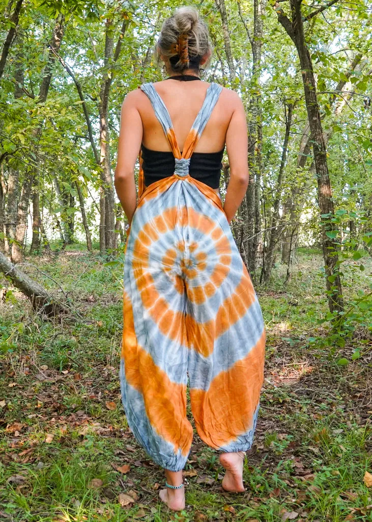 Sun-Kissed Festival Racerback Jumpsuit Romper