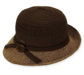 Sun 'N' Sand - Asymmetrical Cloche Hat