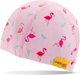 Swim Cap for Kids, Soft, Stretchable Spandex Swimming Hat, Quick-Dry Toddler and Kids Swimming Cap for 2-8 Years Old, Ideal for Beach and Pool