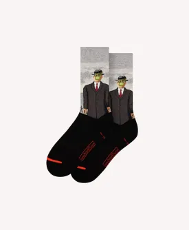 The Son of Man by Magritte Art Socks size Small