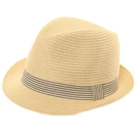 Trilby Hat with Striped Band