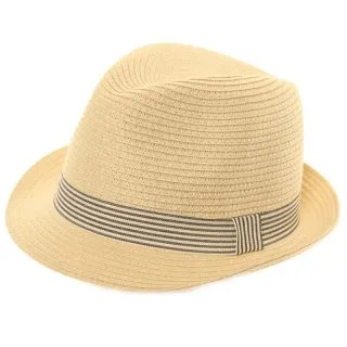 Trilby Hat with Striped Band