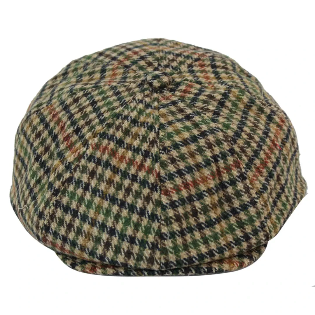 Tweed Newsboy Cap Blinders Baker Boy Flat Elasticated Hat