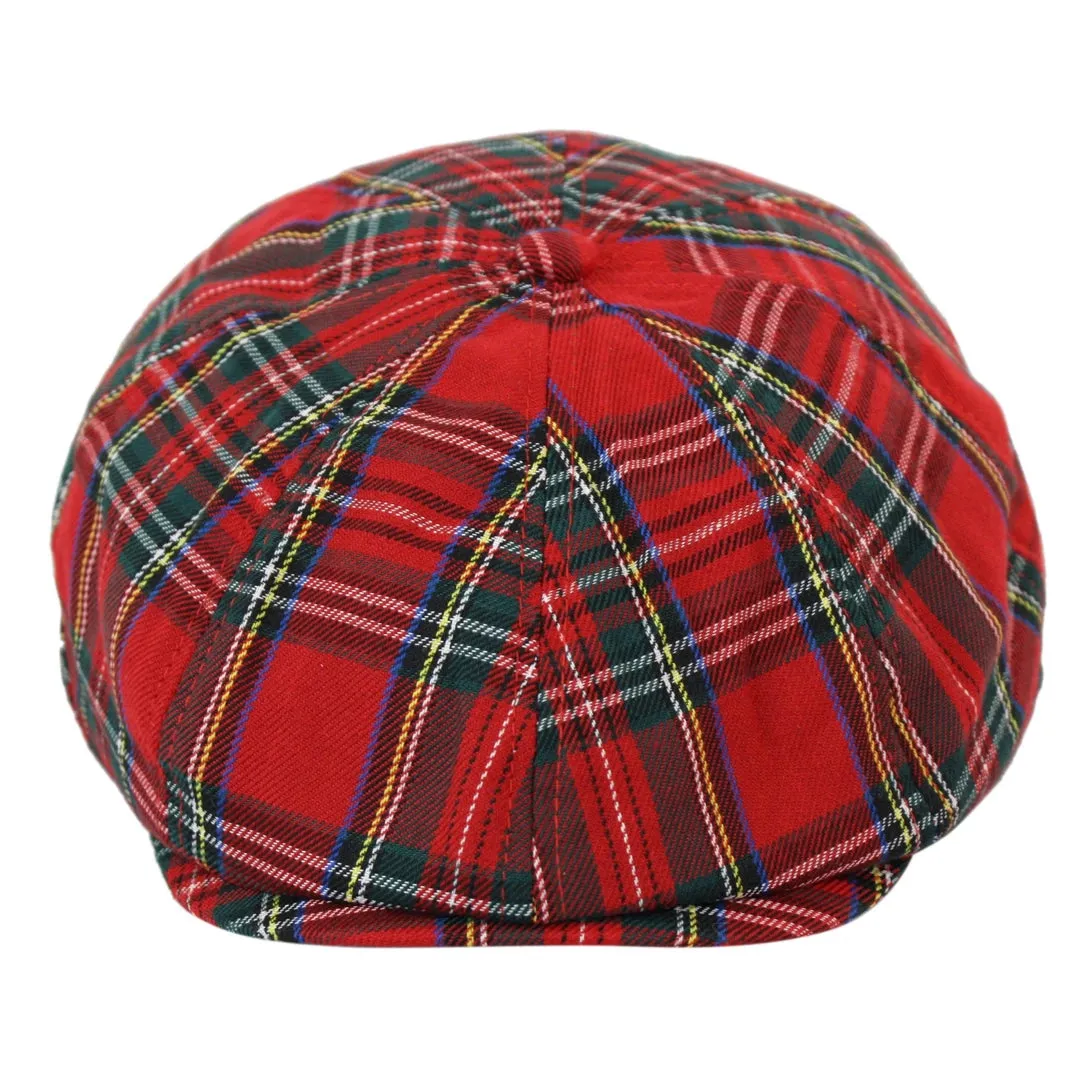 Tweed Newsboy Cap Blinders Baker Boy Flat Elasticated Hat