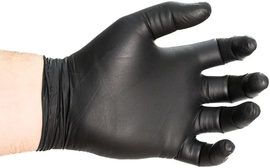 Unior Industrial Strength Nitrile Mechanic Gloves - Box 100 Small