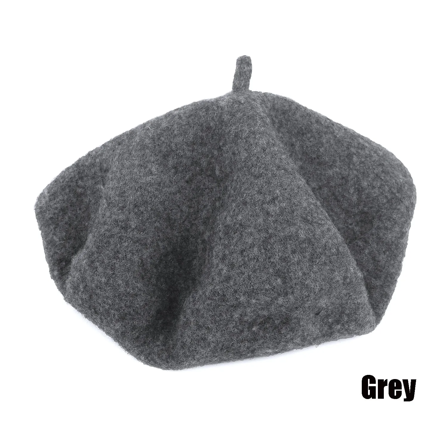 Vintage Plain Beret Hats French Berets Warm Wool Spring Winter Beanie Hat