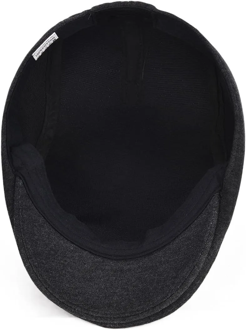 VOBOOM Men's Cotton Flat Ivy Gatsby Newsboy Driving Hat Cap
