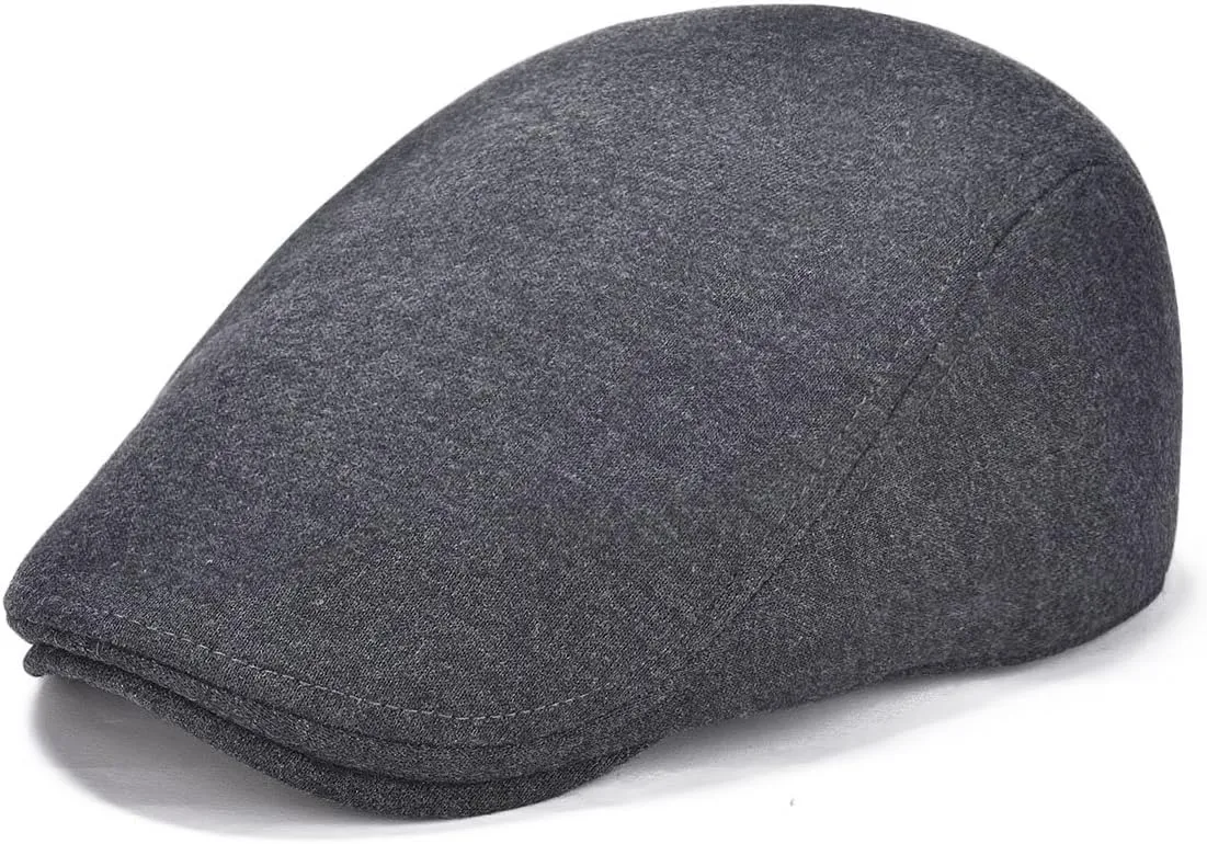 VOBOOM Men's Cotton Flat Ivy Gatsby Newsboy Driving Hat Cap