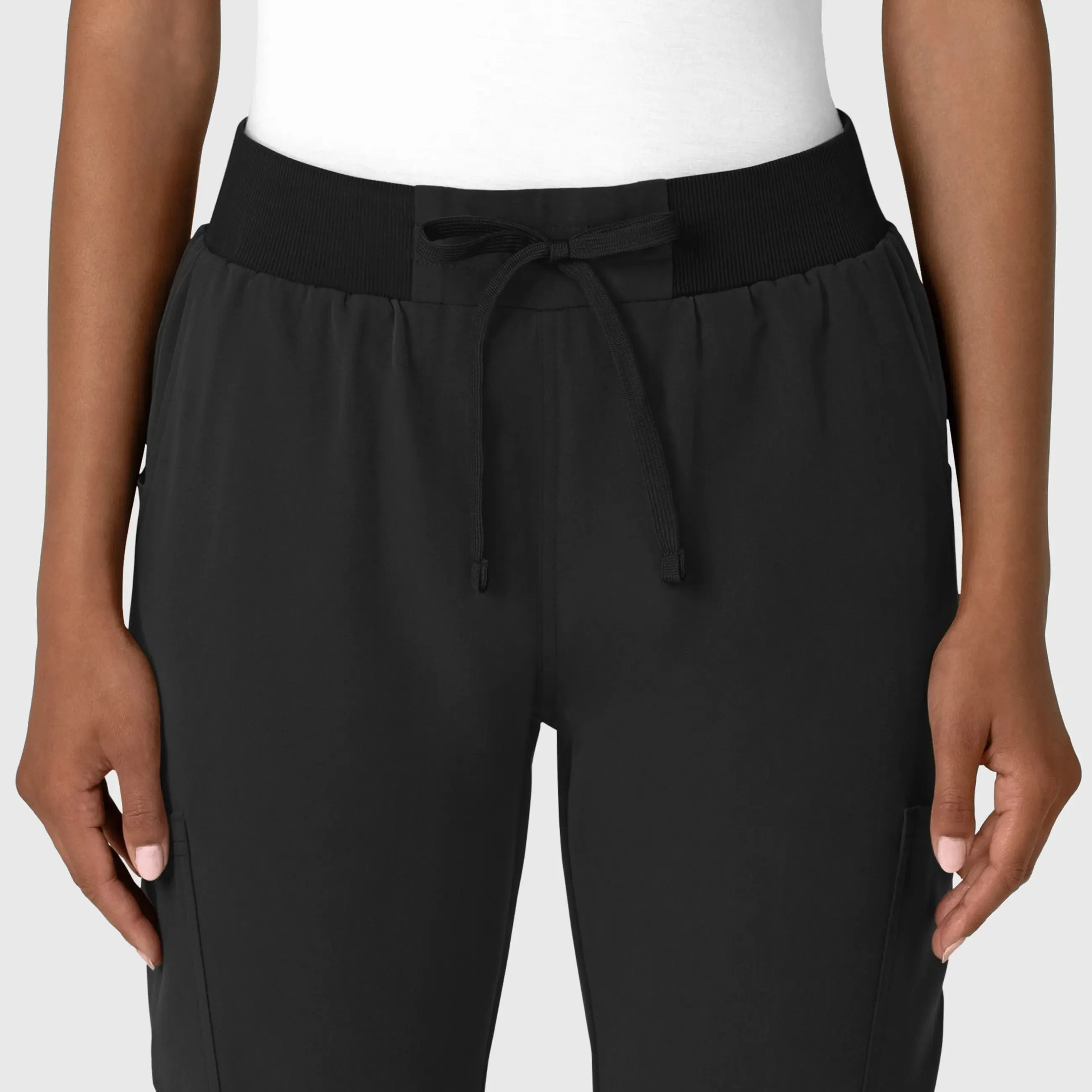 Wink Women's Jogger Utility Scrub Pant - Black