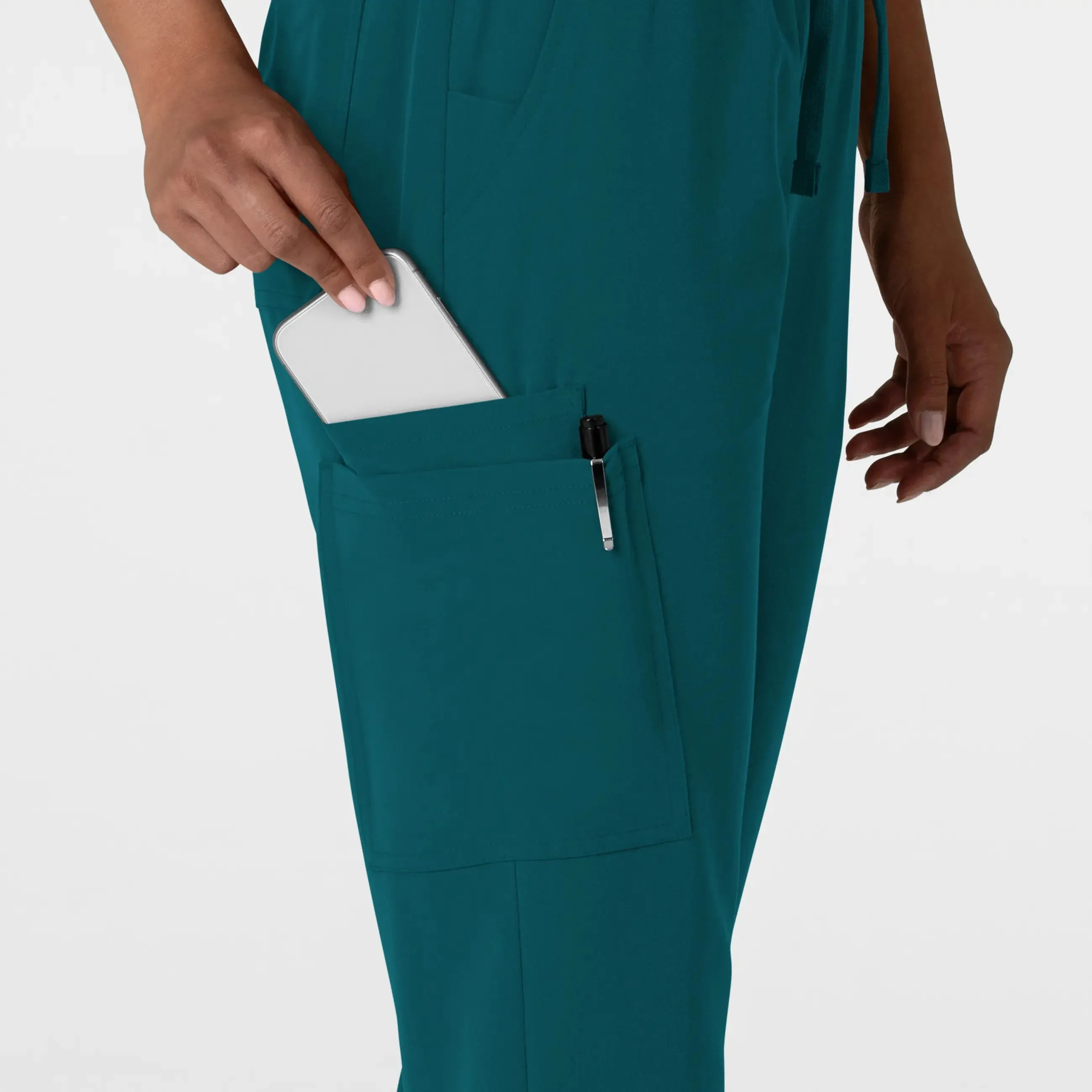 Wink Women's Jogger Utility Scrub Pant - Caribbean Blue
