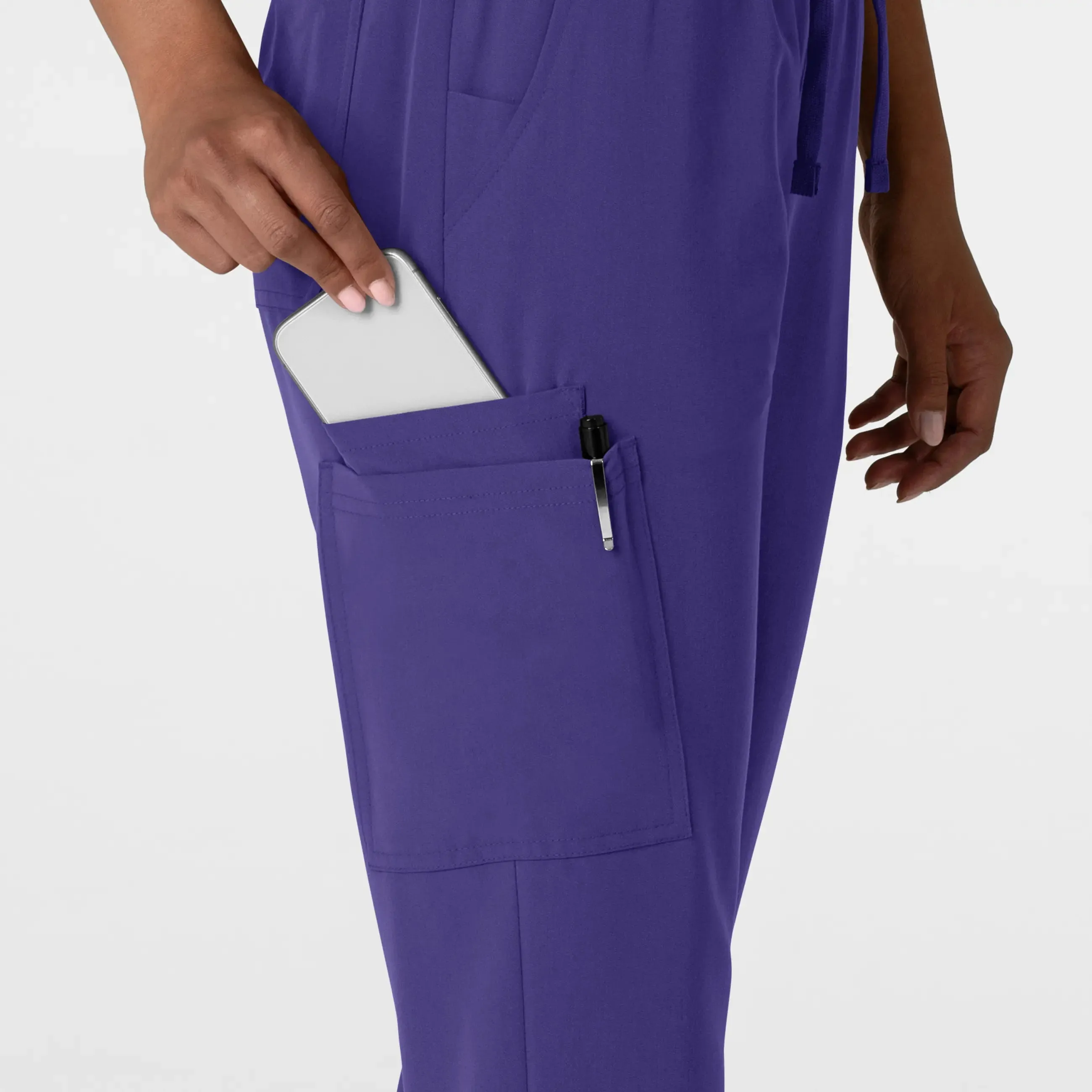 Wink Women's Jogger Utility Scrub Pant - Grape